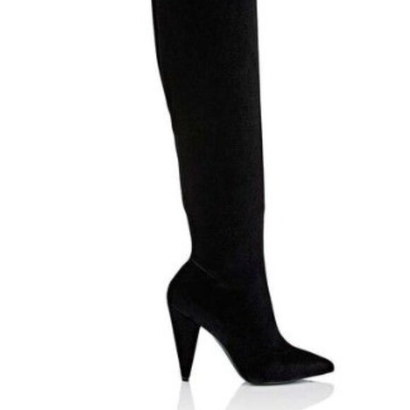 39/8.5❤️Stella Luna Velvet Leather Over The Knee High Heels Thigh Hight Boots - Picture 1 of 1